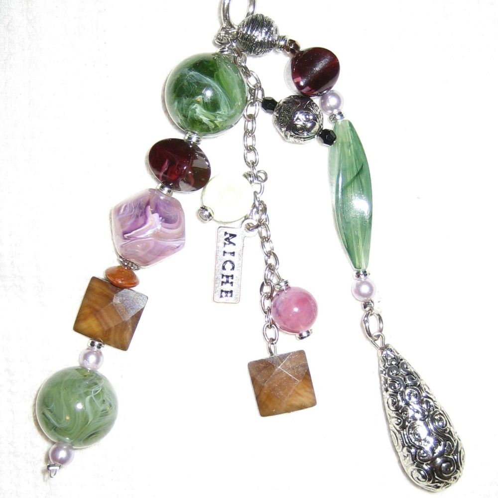 MICHE PURSE CHARM & KEYCHAIN EUC BARELY USED